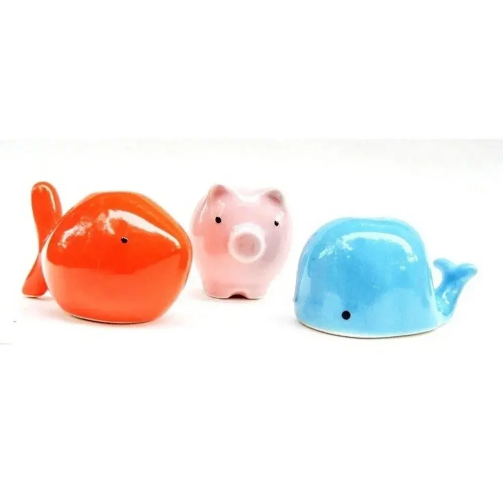 Cake Toppers Colorful Animals Kids BIRTHDAY CANDLE HOLDERS Set of 8 By Tag EUC
